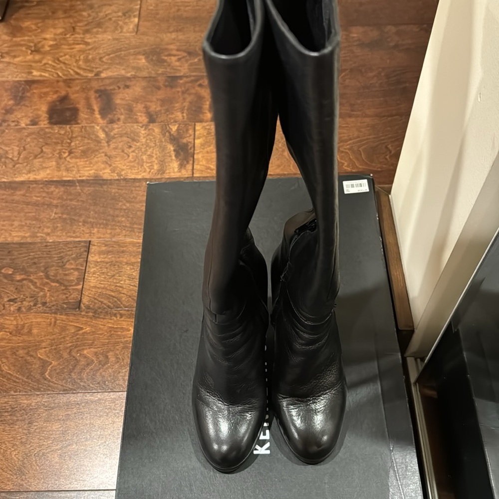 Kenneth Cole knee high heeled boots - Picture 5 of 6